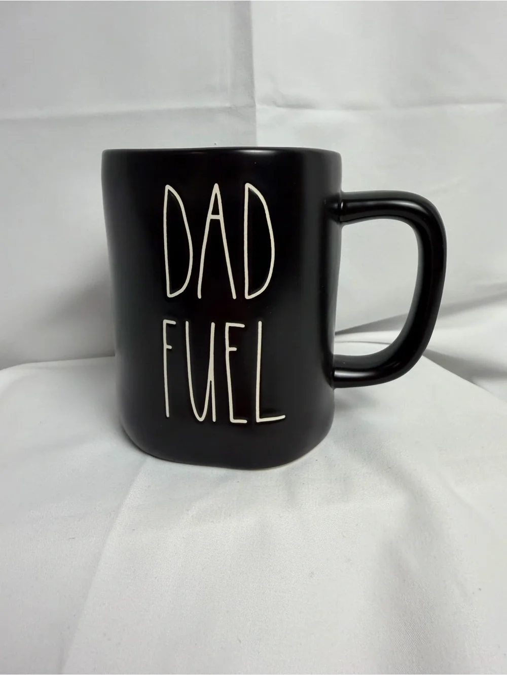Rae Dunn Artisan Collection DAD FUEL Mug Black/White